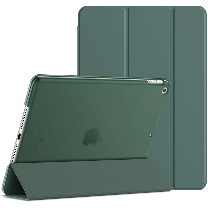 JETech Case for iPad 9/8/7 (10.2-Inch, 2021/2020/2019 Model, 9th/8th/7th Generation), Auto Wake/Sleep (Misty Green)