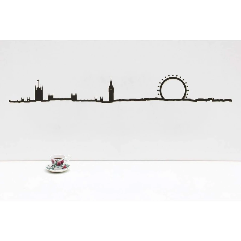 The Line, City of London Profile 125cm Wall Art - Image 1