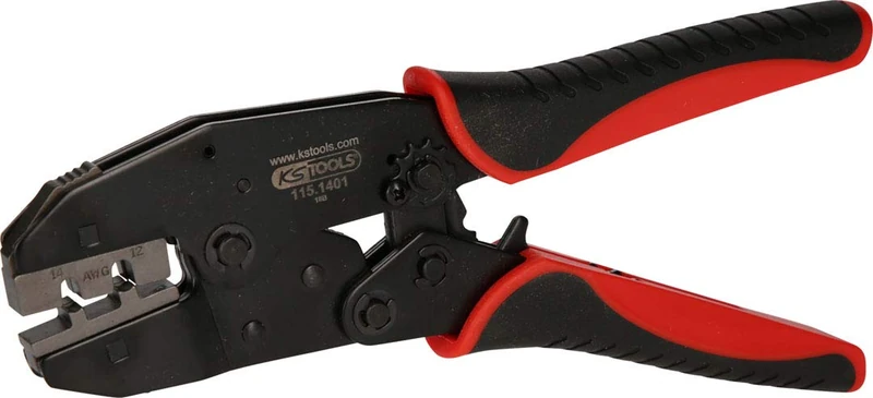 KS Tools 115.1585 Crimping Pliers for German DT and German DTP, Diameter 2.5/4.0 mm²