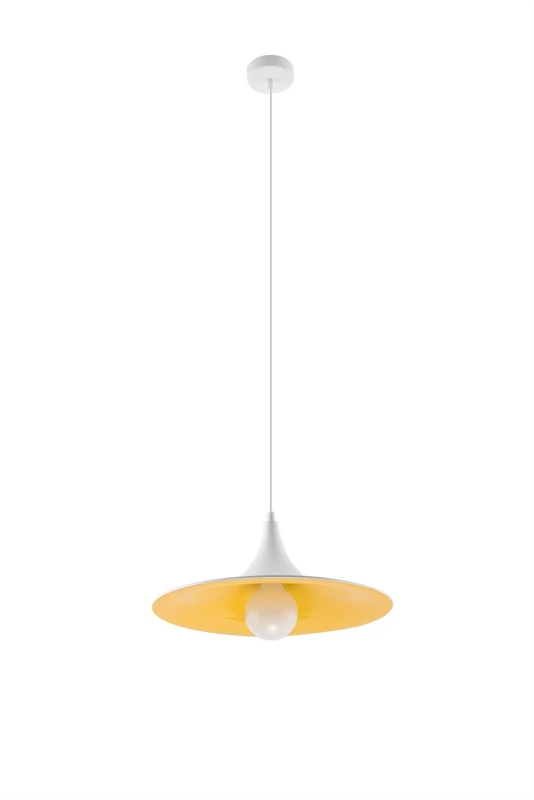 Sollux Avena SL.0536 Modern White Gold LED Light for Living Room Bedroom Hallway Office Base E27 - Image 1