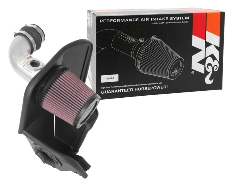K&N Cold Air Intake Kit: Increase Acceleration & Engine Growl, Guaranteed to Increase Horsepower up to 11HP: Compatible with 2.5L, L4, 2018-2019 MAZDA (6, CX-9) 69-6034TS