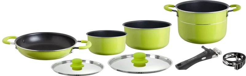 BRUNNER Jupiter NG 7+1 Pot Set Green/Black