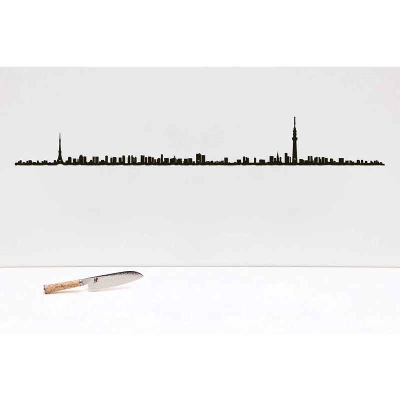 The Line - Tokyo - Decorative Wall Silhouette - Skyline - 125 cm - Black - Image 1