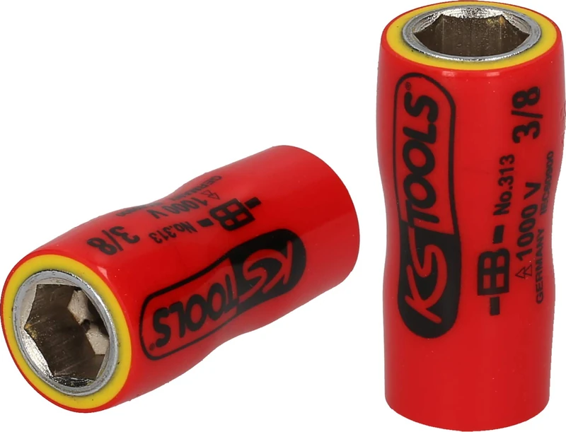 KS Tools 117.2401 1/4" Socket with Protective Insulation, 3/16”