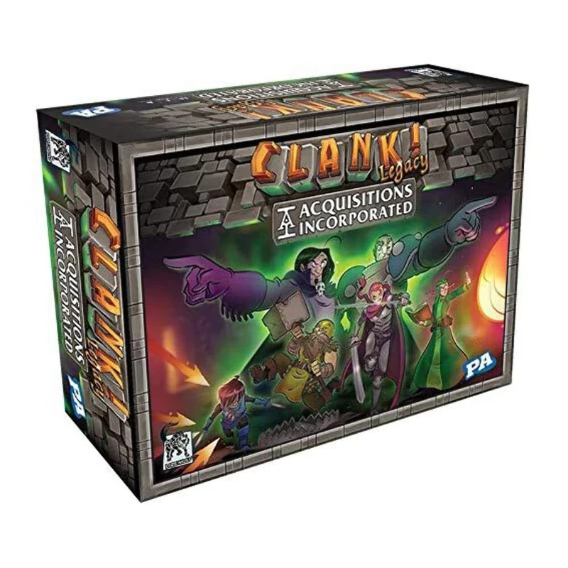 Renegade Game Studios , Clank! Legacy: Acquisitions Incorporated , Board Game , Ages 13+ , 2-4 Players , 90-120 Minutes Playing Time