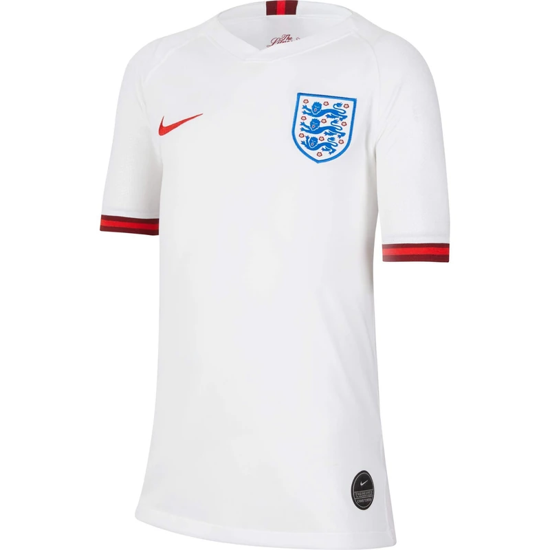 NIKE Ent Y BRT Stad HM T-Shirt Kids T-Shirt - White/Challenge Red, Small