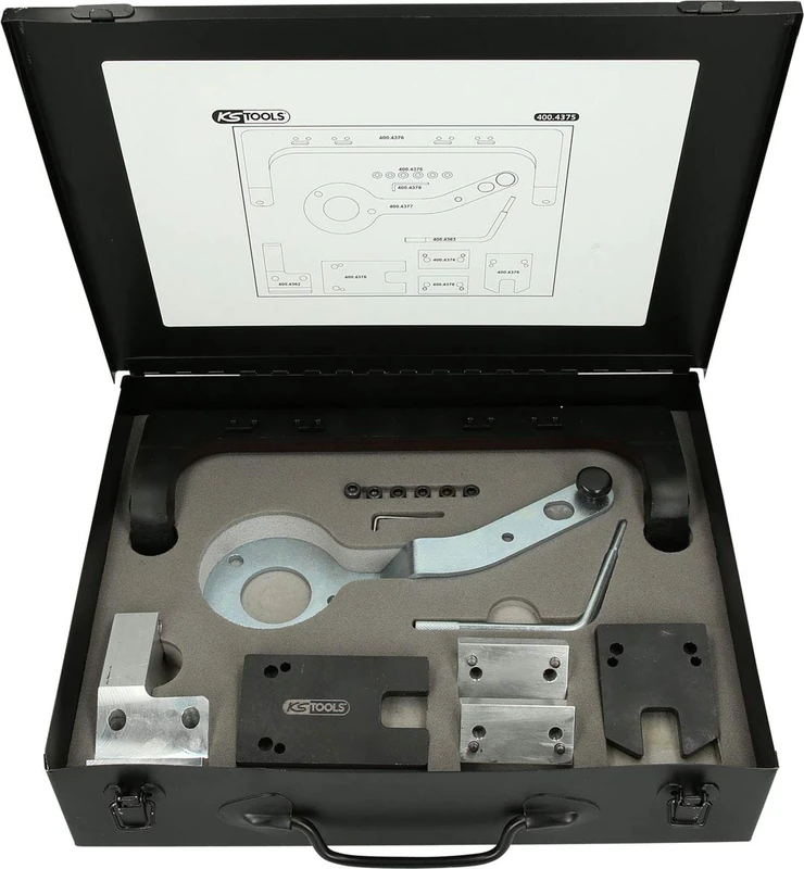 KS Tools 400.4375 Engine Timing Tool Set for BMW/Mini, 17 pcs