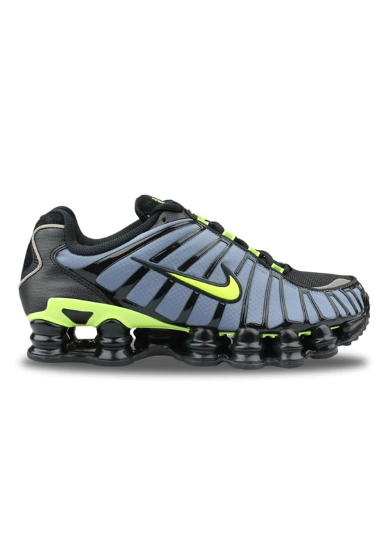 Nike Nike Shox Tl, Unisex Adult's Track & Field Shoes, Multicolour (Thunderstorm/Volt/Black 000), 10.5 UK (45.5 EU)