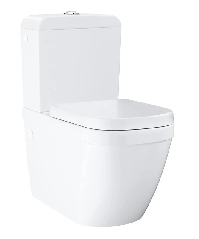 GROHE Euro Close Coupled Rimless Toilet with Soft Close Seat