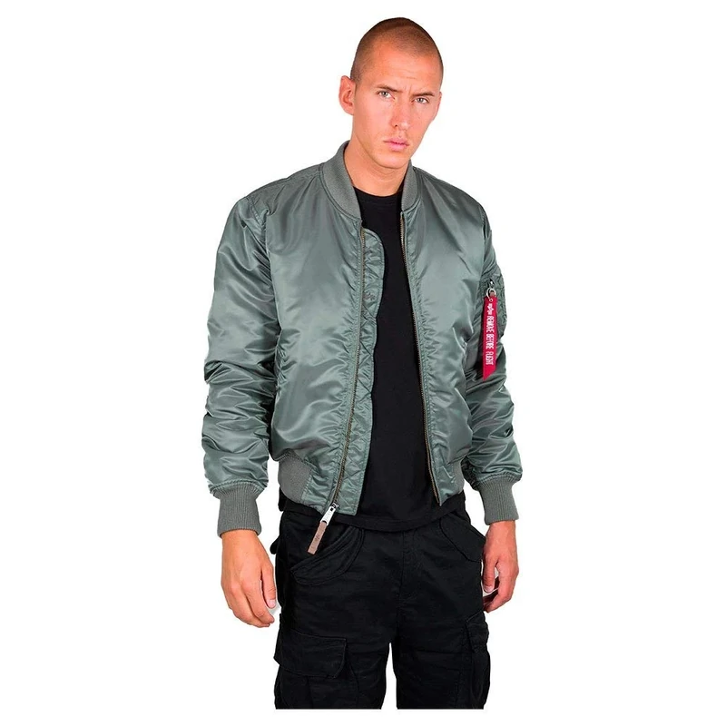 Alpha Industries Men's MA-1 VF 59 Bomber Jacket, Vintage Green, XS