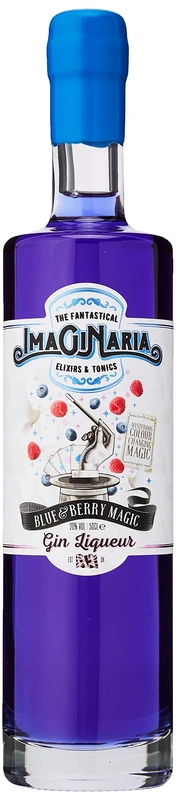 Imaginaria Blue and Berry Magic Gin Liqueur, 50 cl - Image 1