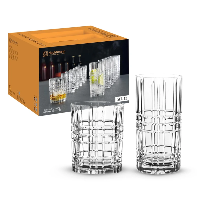 Nachtmann Highland Square Glasses Set - Image 1