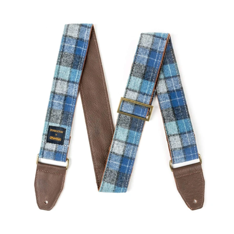 JIM DUNLOP PWM01 Pendleton X Dunlop Woolen Authentics Guitar Strap - Wool Original Surf Plaid