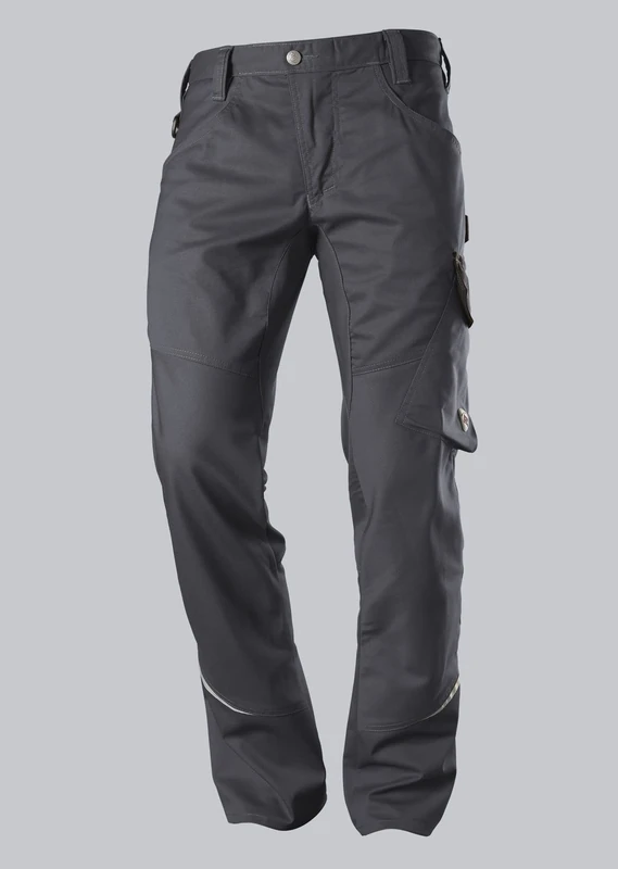 BP 2012-845-8653 Work Jacket, Stand-Up Collar, Concealed Zip, 270,00 G/M², Fabric Blend, Warning Yellow/Dark Grey, Size 38/40N