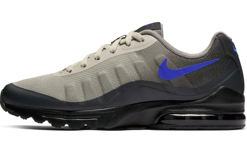 NIKE Men's Nike Air Max Invigor Basketball Shoe, Black Racer Blue Anthracite, 12 UK