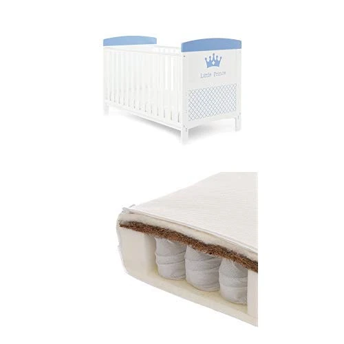 Obaby Grace Inspire Cot Bed and Dual Core Moisture Management Mattress - Little Prince
