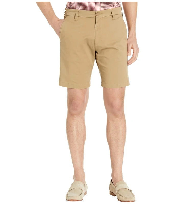 Dockers Men's Ultimate Straight Fit Supreme Flex Shorts (Standard and Big & Tall) Casual, New British Khaki, 34
