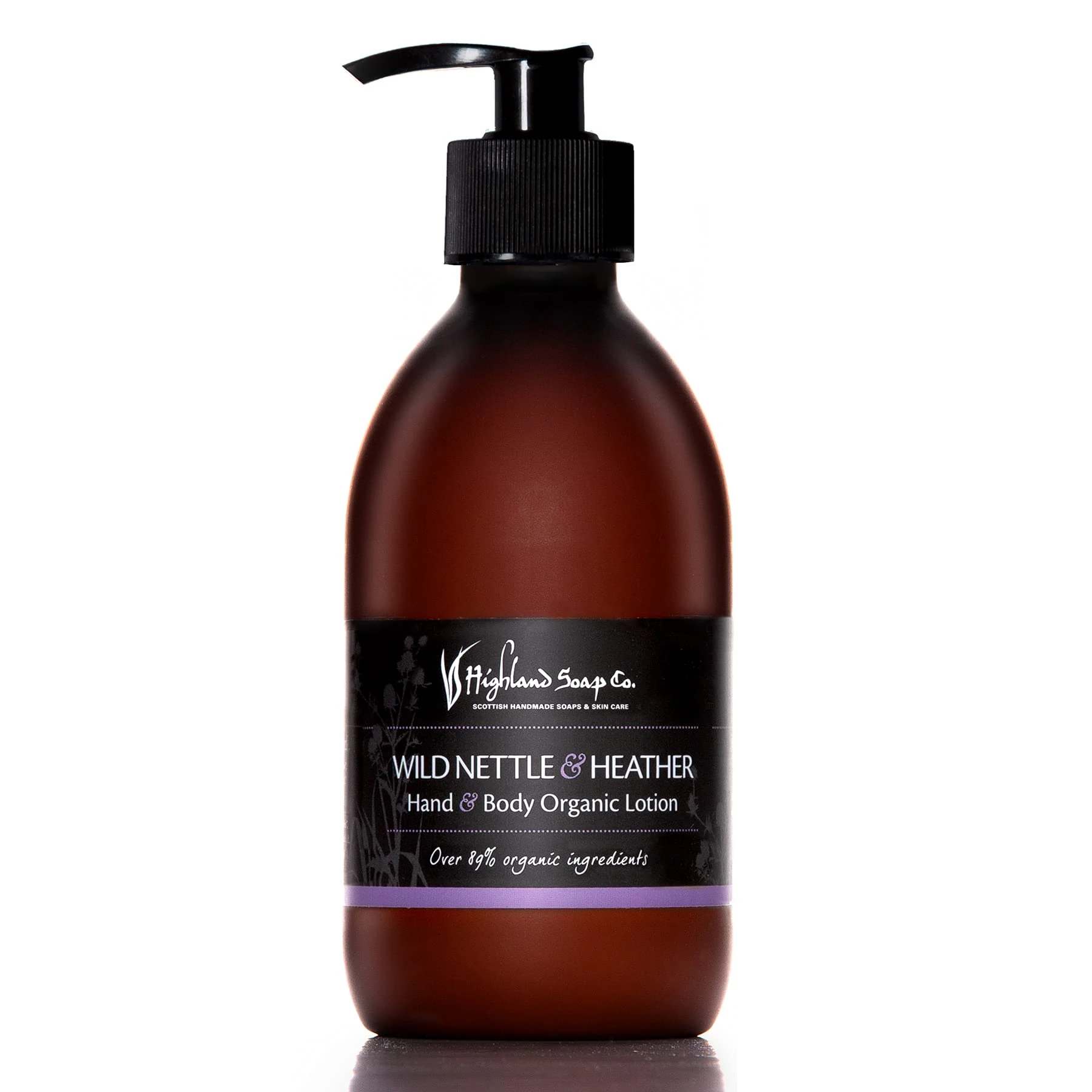 The Highland Soap Company Wild Nettle & Heather Hand & Body Lotion 300ml - Moisturising Lotion with Shea Butter & Aloe Vera