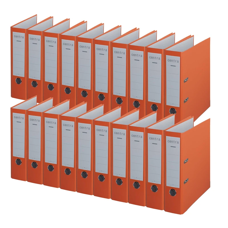 Esselte Leitz 230135 Centra Folder A4 Width 8 cm Plastic Orange