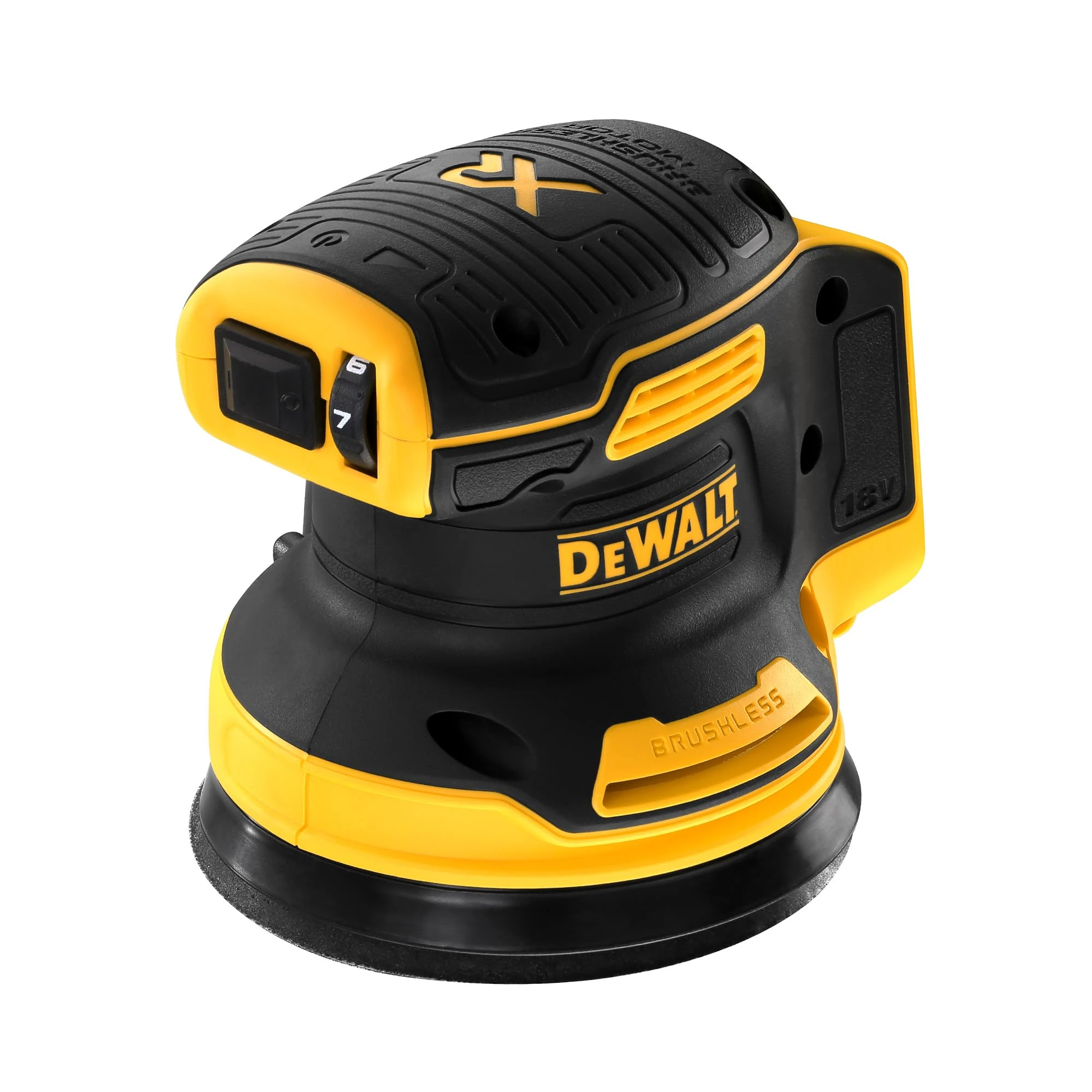 DEWALT 18V XR Brushless 125mm Sander, Bare Unit, DCW210N-XJ