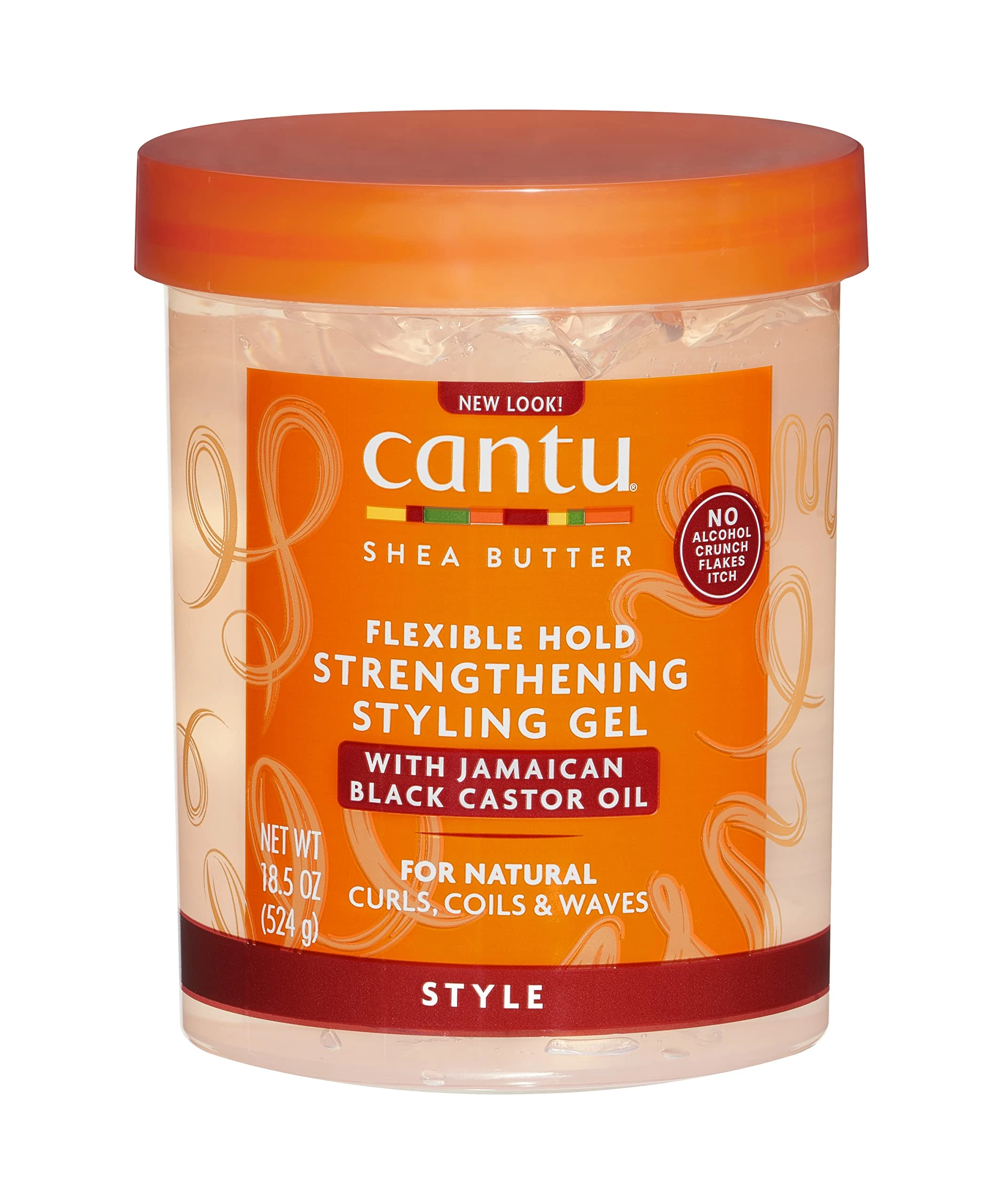 Cantu Strengthening Styling Gel with Jamaican Black Castor Oil 524g