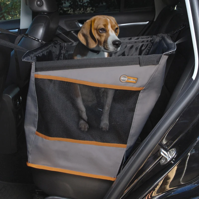 K&H PET PRODUCTS Buckle N' Go pet car seat grey small 51 x 33 x 49 cm
