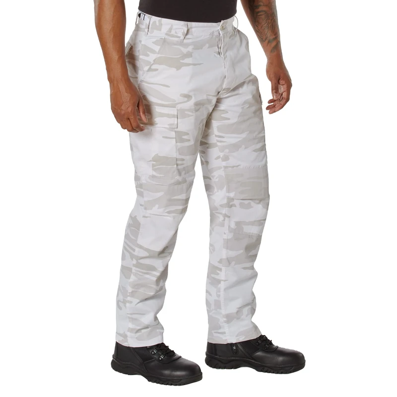 ROTHCO Camo Tactical BDU Pants, Black Camo, S - Image 1