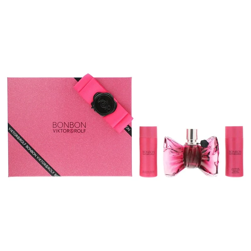 Viktor & Rolf Bonbon Eau De Parfum 50Ml, Body Lotion 50Ml & Shower Gel 50Ml