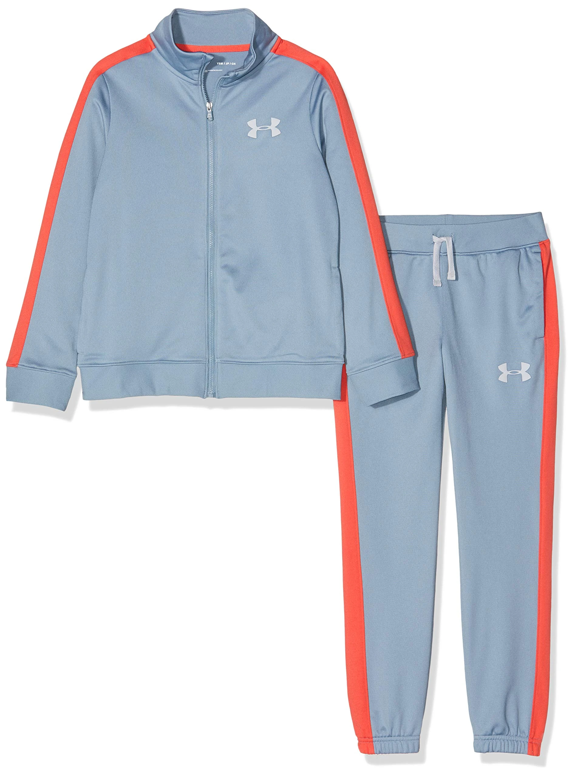 Under Armour Kids Knit Track Suit Warm-Up Set - Ash Gray//Mod Gray (013), YMD
