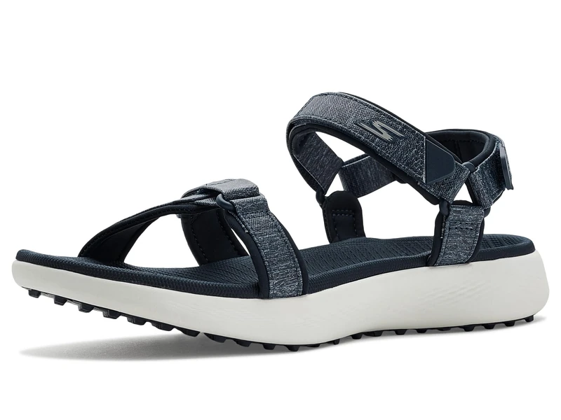 Skechers Women's 600 Spikeless Golf Sandal Shoe, Navy and White, 3 UK