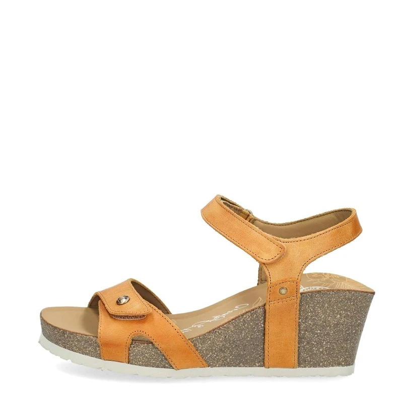 Panama Jack Women's Julia Basics Ankle Strap Sandals, Yellow Vintage B11, 7 UK