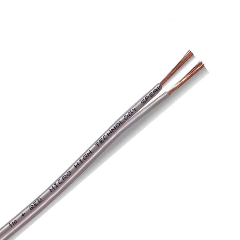 QED Performance Micro White OFC Speaker Cable Ideal for HiFi, Home Cinema and Bookshelf Loudspeakers (30 metres)