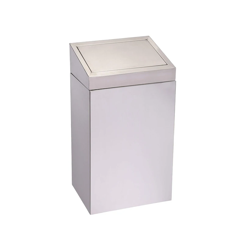 Jofel Wastebasket Stainless Steel Satin Single Lid 25L