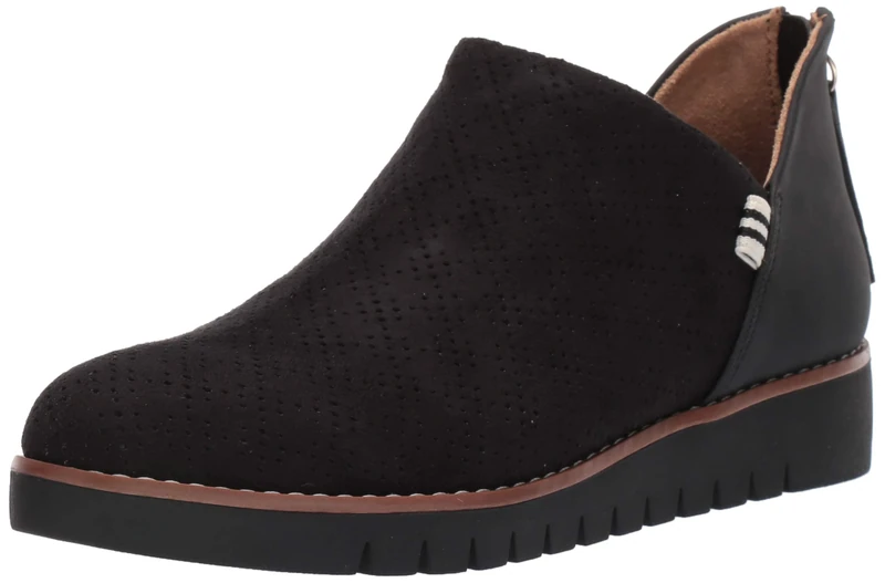 Dr. Scholl's Women's Insane Loafer, Black Microfiber, 9 UK