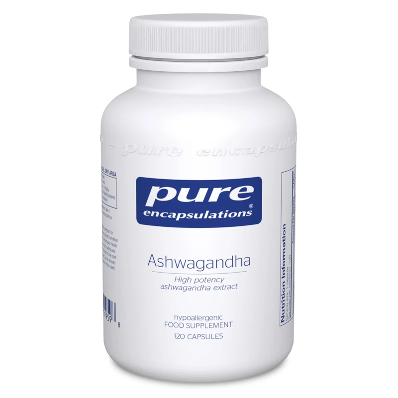 Pure Encapsulations Ashwagandha High Potency Extract 500mg - Indian Ginseng Supplement for Cognitive & Joint Function, 120 Vegetarian Capsules