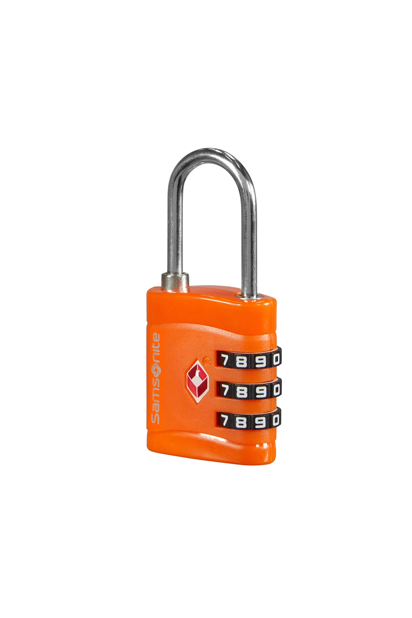 Samsonite Global Travel Accessories Three Dial TSA Combilock, 7 cm, Orange