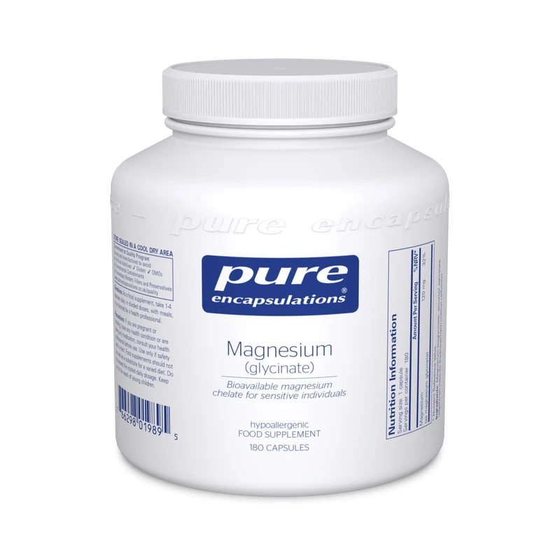Pure Encapsulations Magnesium (Citrate) 150mg - Highly Bioavailable Magnesium Chelate - 180 Capsules
