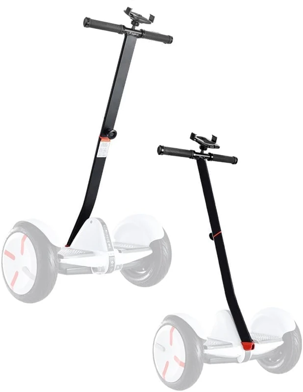 ToLanbbt Scooter Handle Adjustable Handlebar for Segway Ninebot Mini PRO with Phone Mount, Release Knee Pressure Hand Lever Control (Black)