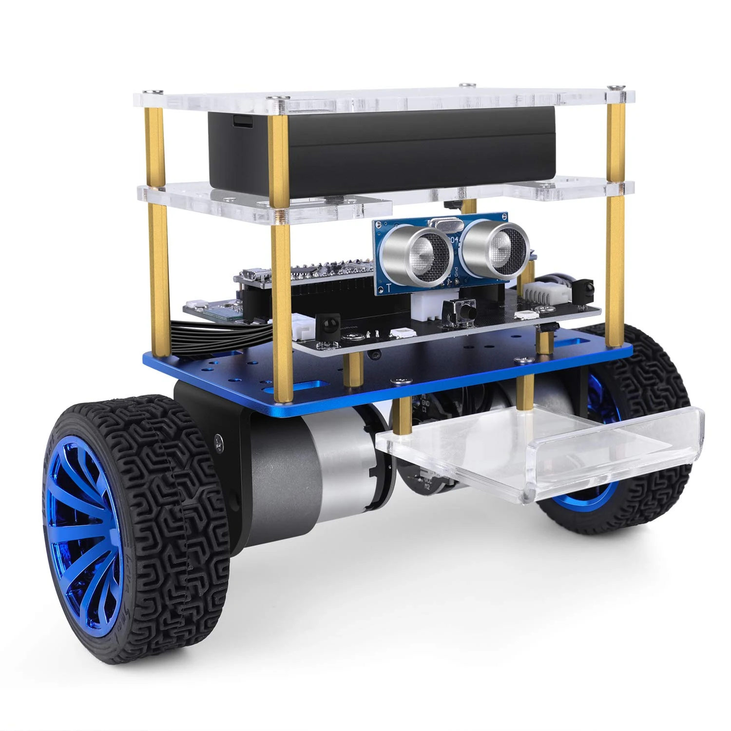 ELEGOO Tumbller Self-Balancing Robot Car Kit Compatible with Arduino IDE STEM Kits Toys for Kids Teens Adults (Blue)