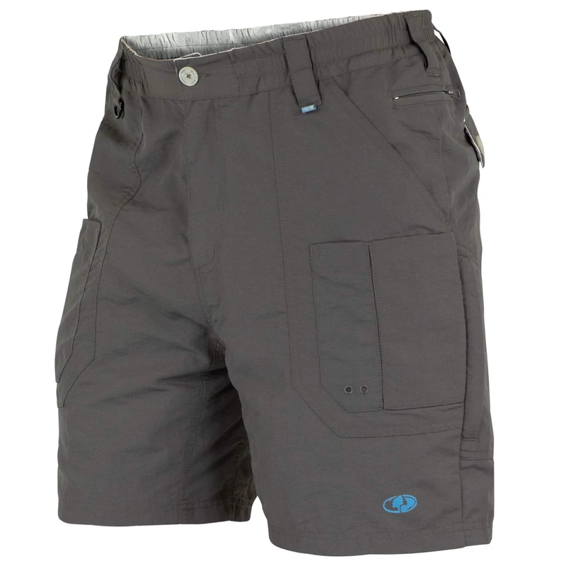 Mossy Oak Men's XTR Fishing Quick Dry, Hiking Shorts, Charcoal, Large