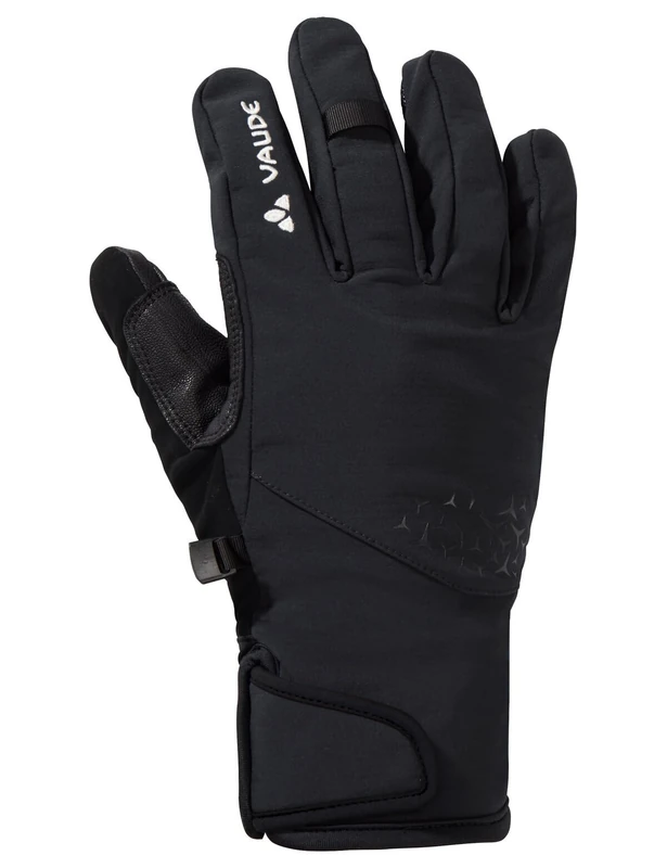 VAUDE Men Lagalp Softshell Gloves II Gloves - Black, 6