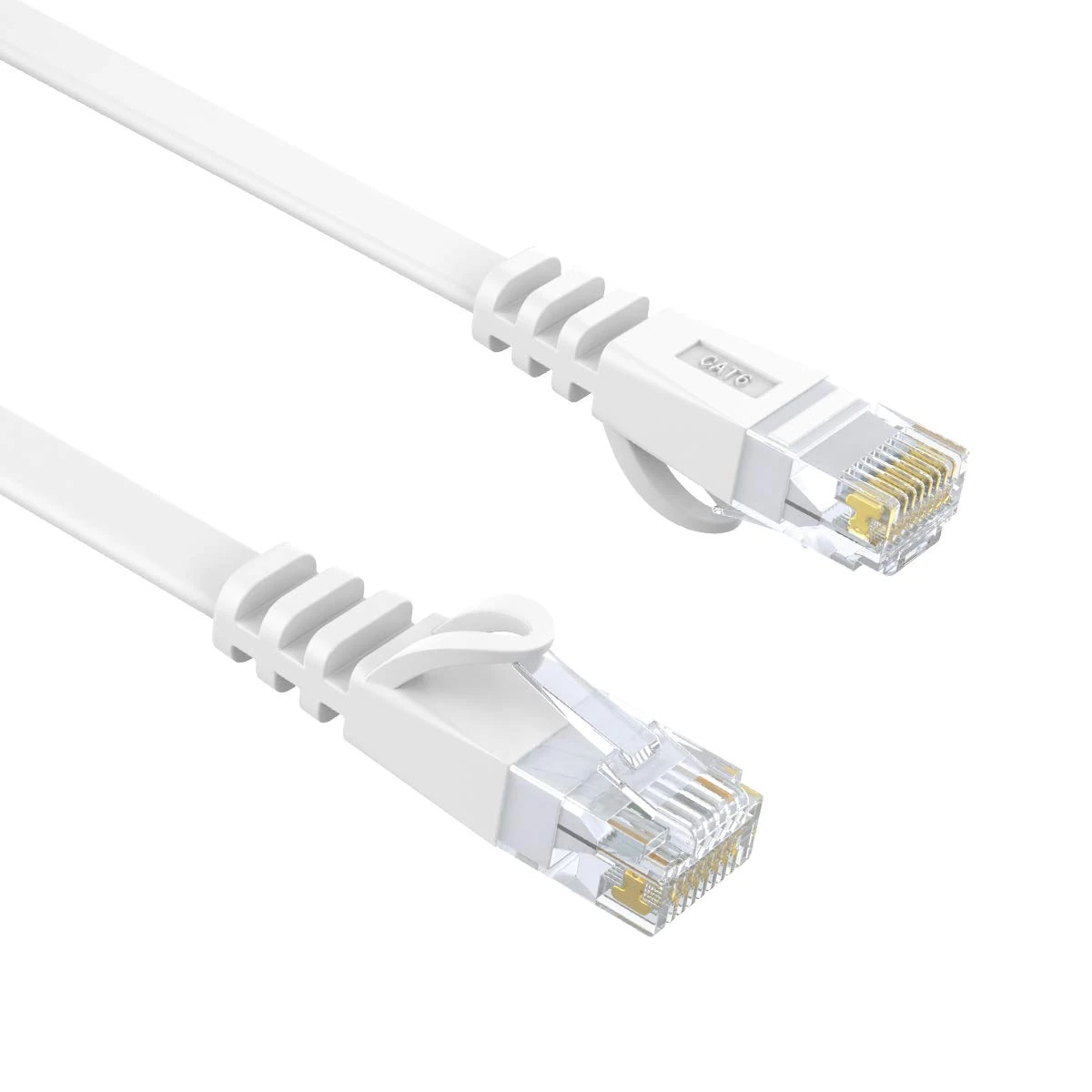 Ethernet Cable 3M Cat6 RJ45 Gigabit Lan Network Cable Snagless Patch Internet Cable Flat White Cord 250MHz Computer Cable High Speed 10ft