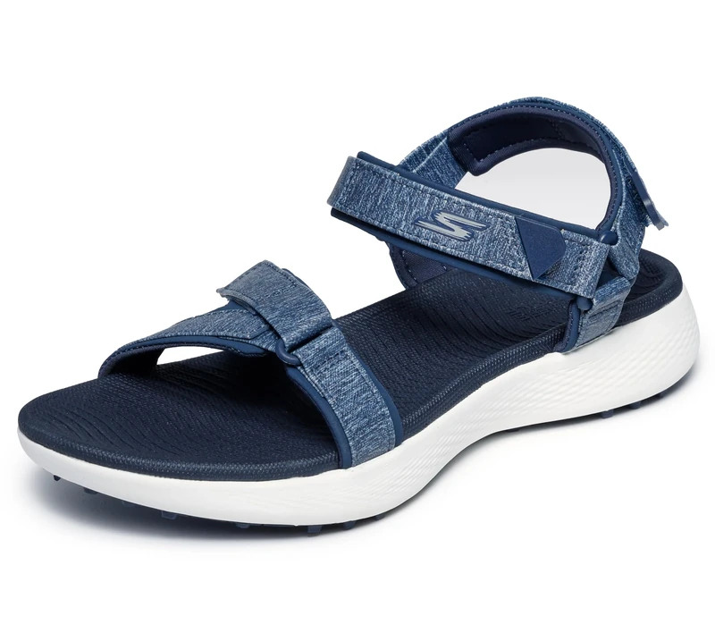 Skechers Women's 600 Spikeless Golf Sandale Shoe, Navy and White, 5 UK