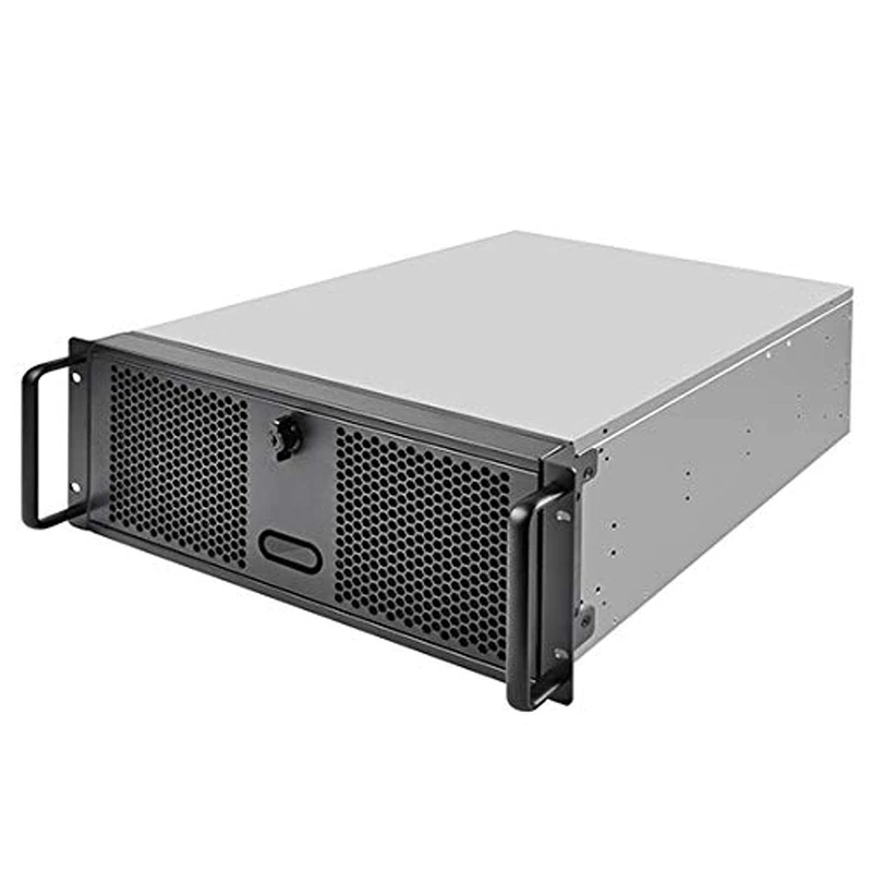 SilverStone SST-RM400 - 4U Rackmount Server Case, Supports up to SSI-CEB M/B and ATX (PS2)/Mini redundant PSU