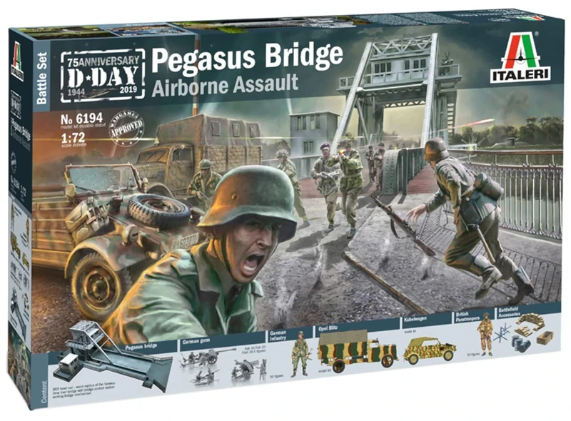 Italeri 1:72 Set - Pegasus Bridge Glider Assault