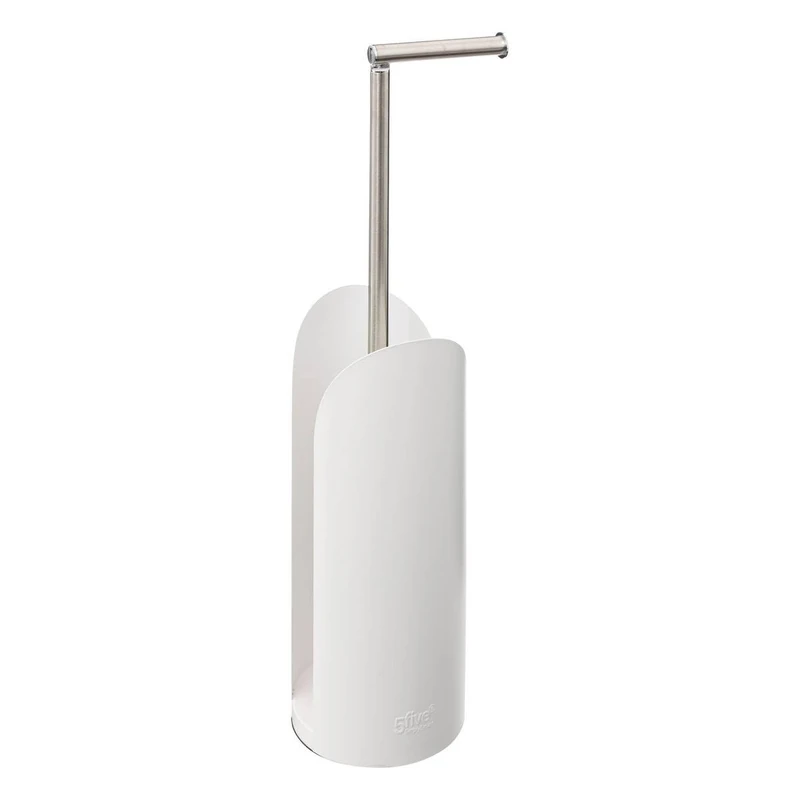 5five Colorama Flexible Metal Rod Dispenser White