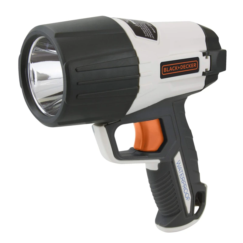 Black & Decker LED Floodlight - Waterproof and Rechargeable LED Torch with Halo Energy Saving Mode (500 Lumens, 5 Watts) - Image 1
