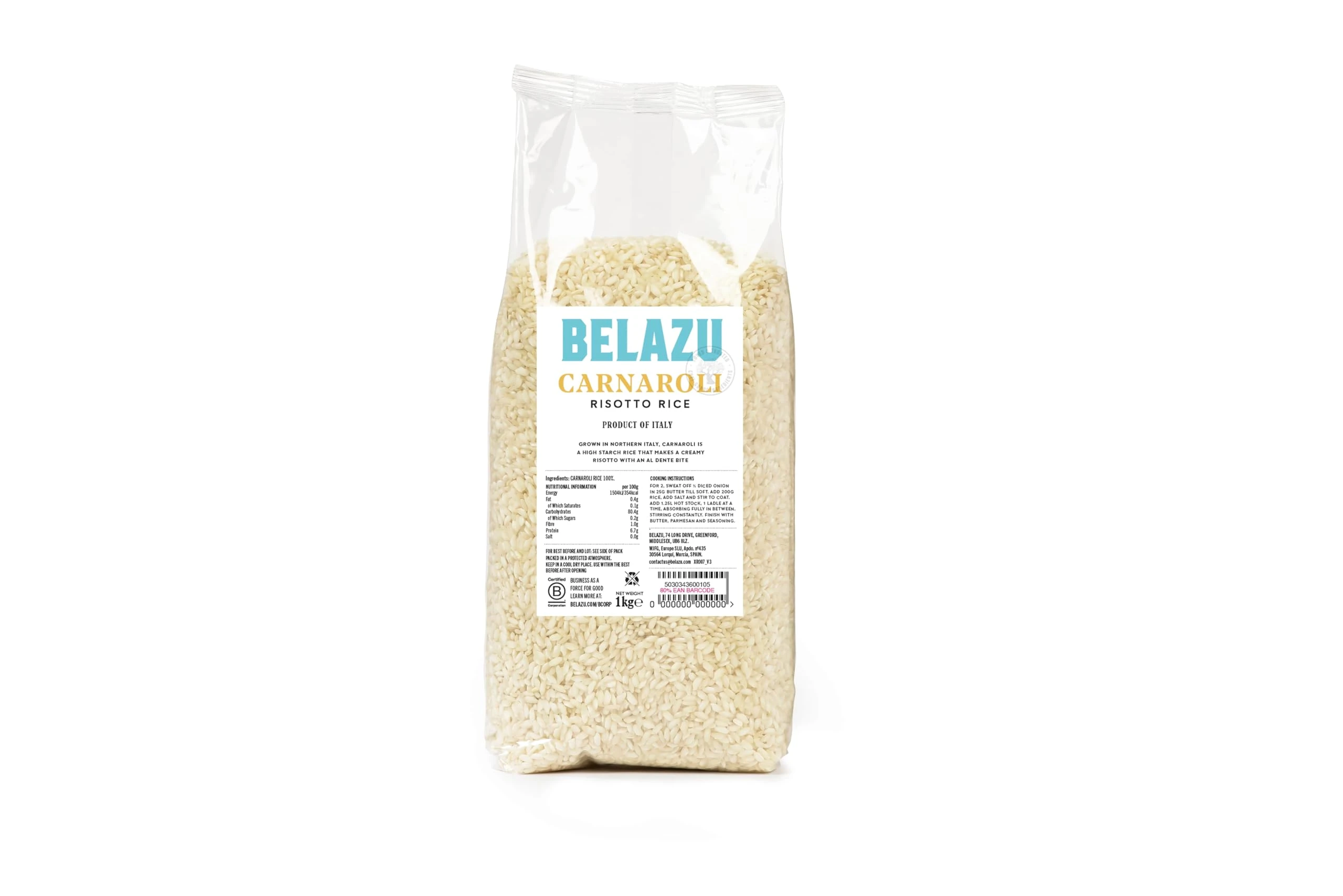 Belazu Carnaroli Risotto Rice 1kg