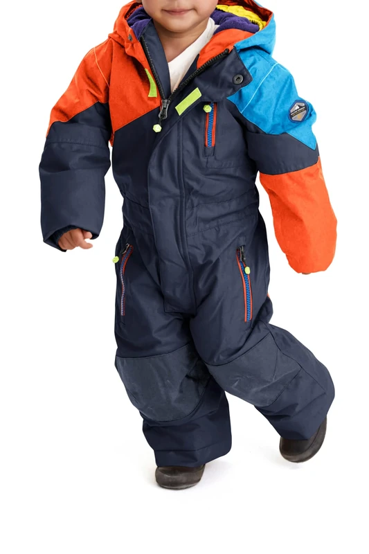 Killtec Kesley Mini Children's Snowsuit with Hood 10,000 mm Water Column Ski Suit for Boys and Girls Dark Navy 110/116