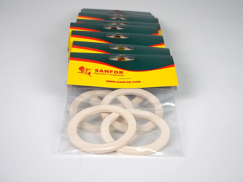 Sanfor 80250 Box 100 Blister 2 gaskets Coffee Maker 3 Cups Packs of 10 Units, Rubber, White
